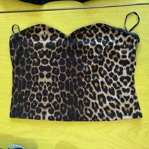 leopard tube top